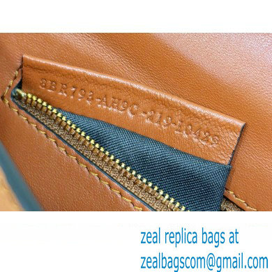 Fendi Medium Baguette Chain Midi Brown nappa leather bag