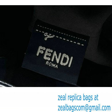 Fendi Mon Tresor Mini bucket bag leather Silver - Click Image to Close