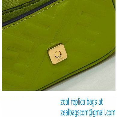 Fendi Nano Baguette Chain Bag Leather Green