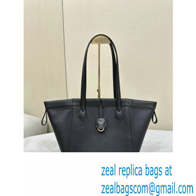 Fendi Origami Medium bag Black leather that can be transformed 2024