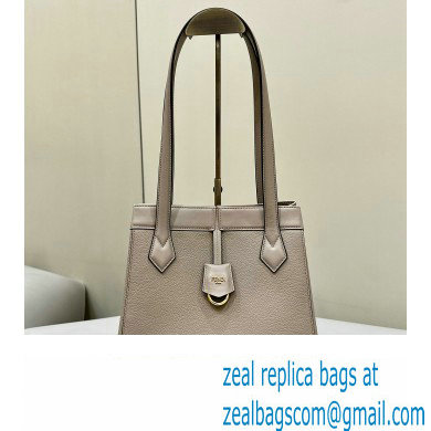 Fendi Origami Medium bag Dove gray leather that can be transformed 2024
