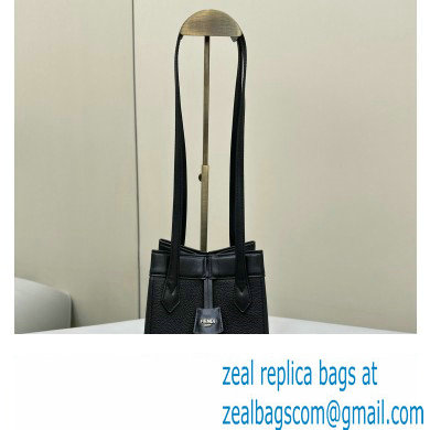 Fendi Origami Mini bag Black leather that can be transformed 2024