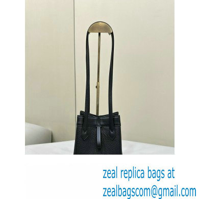 Fendi Origami Mini bag Black leather that can be transformed 2024