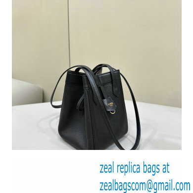 Fendi Origami Mini bag Black leather that can be transformed 2024
