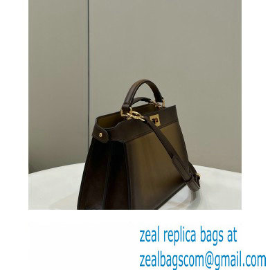 Fendi Peekaboo ISEEU East-West Bag Graduated Coffee