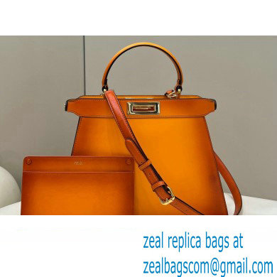 Fendi Peekaboo ISEEU Medium Bag Graduated Orange - Click Image to Close