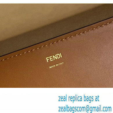 Fendi Sunshine Large Shopper Tote Bag Graduated Coffee - Click Image to Close