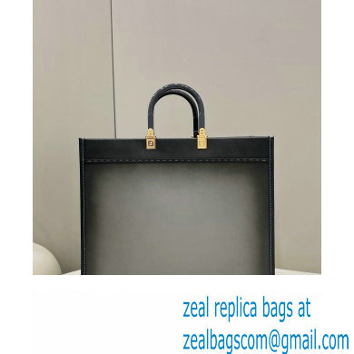 Fendi Sunshine Large Shopper Tote Bag Graduated Gray - Click Image to Close