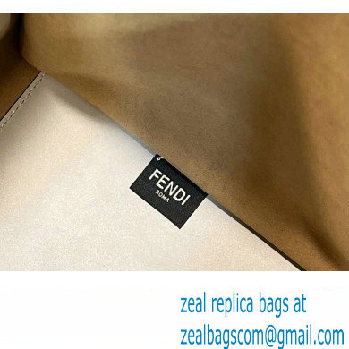 Fendi Sunshine Large Shopper Tote Bag Graduated Gray