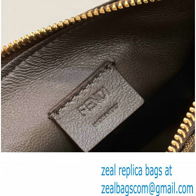 Fendi Vintage Hobo Bag in Brown jacquard FF fabric 8299s