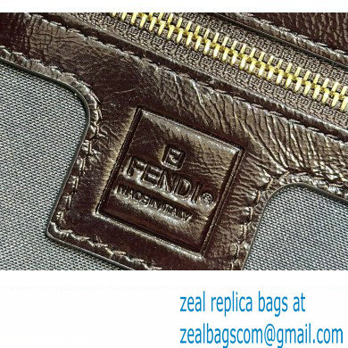 Fendi Vintage Hobo Bag in Brown jacquard FF fabric 8320