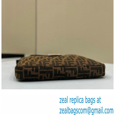 Fendi Vintage Hobo Bag in Brown jacquard FF fabric 8331