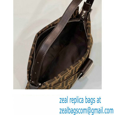 Fendi Vintage Hobo Bag in Brown jacquard FF fabric 8332