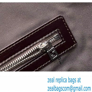Fendi Vintage Shopping Tote Bag in Brown jacquard FF fabric 8338