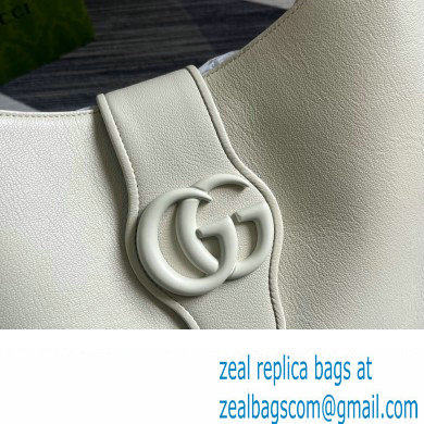 Gucci Aphrodite large shoulder bag 772483 leather White with Brass hardware 2024