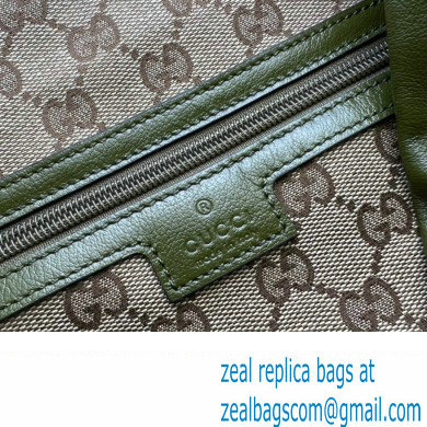 Gucci Backpack with tonal Double G 725657 Leather Green 2023 - Click Image to Close