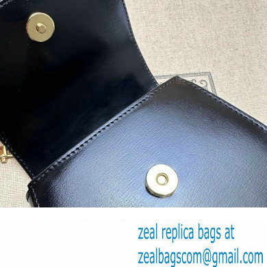 Gucci Bamboo 1947 super mini bag 760246 leather Black 2023