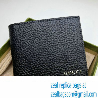 Gucci Bi-fold wallet with Gucci logo 771153 in Black leather