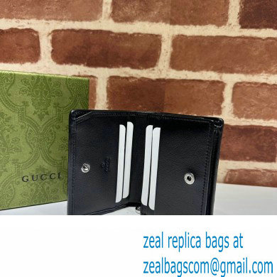 Gucci Blondie card case wallet 760317 Black