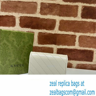 Gucci Blondie card case wallet 760317 White