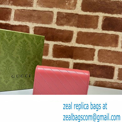 Gucci Blondie wallet 760336 Pink - Click Image to Close