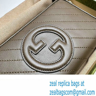 Gucci Blondie zip-around wallet 760312 Brown - Click Image to Close