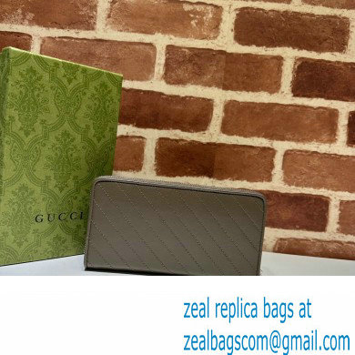 Gucci Blondie zip-around wallet 760312 Brown - Click Image to Close