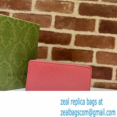 Gucci Blondie zip-around wallet 760312 Pink - Click Image to Close