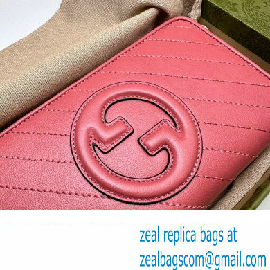 Gucci Blondie zip-around wallet 760312 Pink - Click Image to Close