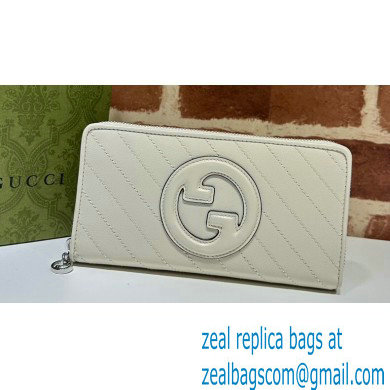 Gucci Blondie zip-around wallet 760312 White