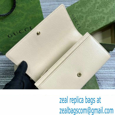 Gucci Continental wallet with Gucci script 772638 leather Light Beige 2024 - Click Image to Close