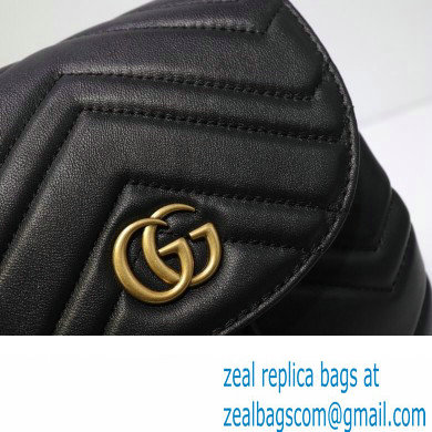 Gucci GG Marmont Rucksack Backpack Bag 528129 Black