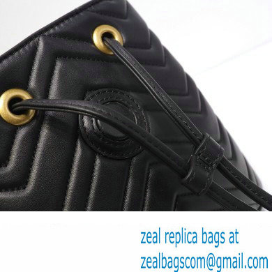 Gucci GG Marmont Rucksack Backpack Bag 528129 Black