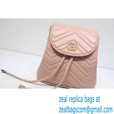 Gucci GG Marmont Rucksack Backpack Bag 528129 Pink