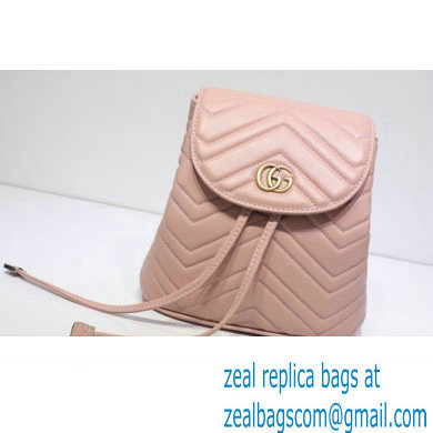 Gucci GG Marmont Rucksack Backpack Bag 528129 Pink - Click Image to Close