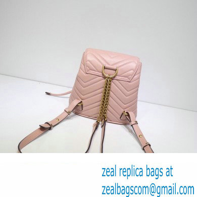 Gucci GG Marmont Rucksack Backpack Bag 528129 Pink - Click Image to Close