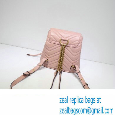 Gucci GG Marmont Rucksack Backpack Bag 528129 Pink