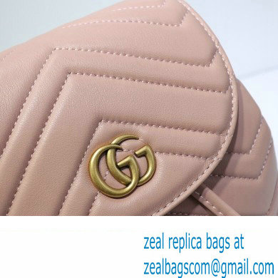 Gucci GG Marmont Rucksack Backpack Bag 528129 Pink