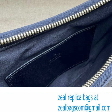 Gucci GG Marmont Small shoulder bag 777263 chevron leather Black