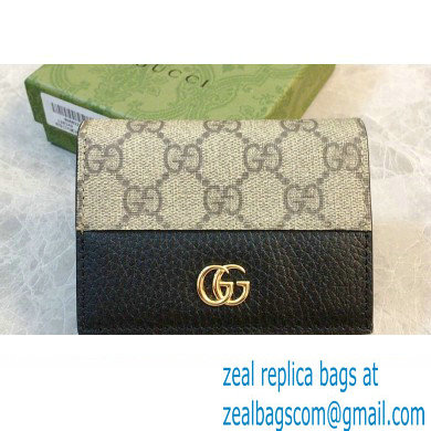 Gucci GG Marmont card case wallet 658610 Black