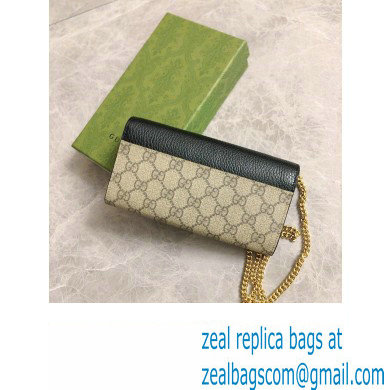 Gucci GG Marmont chain wallet 546585 Black