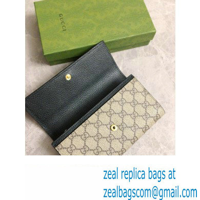 Gucci GG Marmont continental wallet 456116 Black