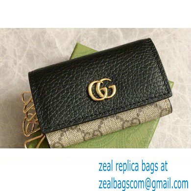 Gucci GG Marmont key case wallet 456118 Black - Click Image to Close