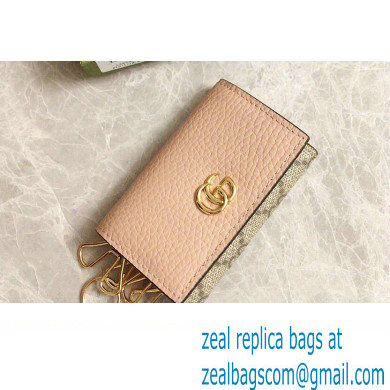 Gucci GG Marmont key case wallet 456118 Pink - Click Image to Close