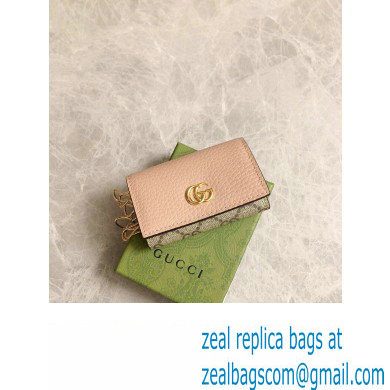 Gucci GG Marmont key case wallet 456118 Pink - Click Image to Close