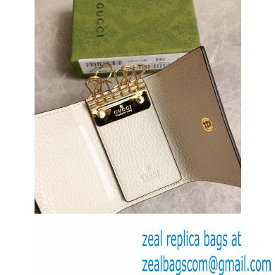 Gucci GG Marmont key case wallet 456118 White
