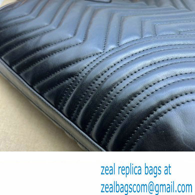 Gucci GG Marmont large tote bag 739684 matelasse chevron leather Black 2024