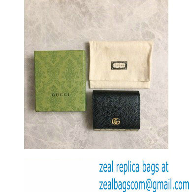 Gucci GG Marmont medium wallet 598587 Black - Click Image to Close