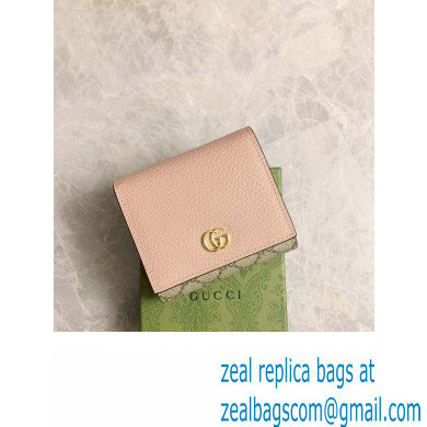 Gucci GG Marmont medium wallet 598587 Pink - Click Image to Close