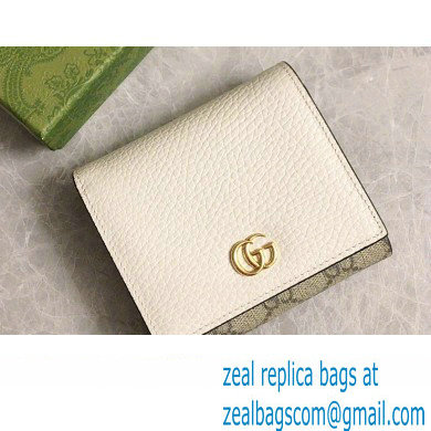 Gucci GG Marmont medium wallet 598587 White - Click Image to Close